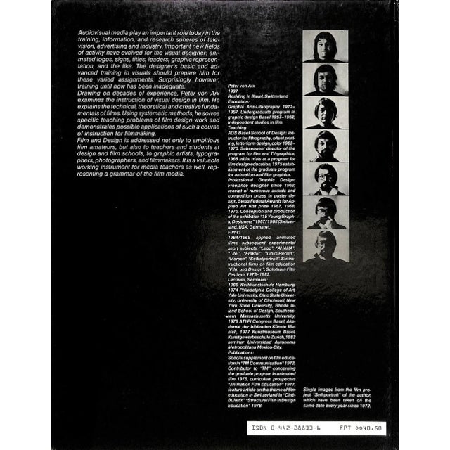 "Film Design" 1983 Von Arx, Peter For Sale - Image 4 of 12