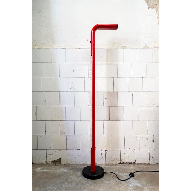 Vintage Halogen and Neon Cast Aluminum Lamp, 1970s For Sale - Image 9 of 9