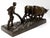 Bronze Antique Bronze Sculpture of a Farmer Plowing With Two Oxen by Marcel Debut For Sale - Image 8 of 17