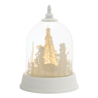 LED Rotating Snowman Globe 8.5"H For Sale