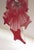 Metal TrMurano Chandeliers with 86 Crystal Pink Prism, Murano, 1990s, Set of 3 For Sale - Image 7 of 11