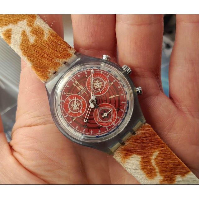 1990s SCN109 Fury Chronograph 1994 Watch from Swatch For Sale - Image 5 of 9