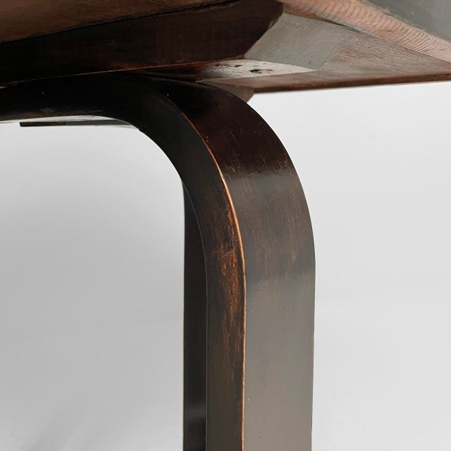 Art Deco Italian Coffee Table in Wood and Black Wood, 1930s For Sale - Image 6 of 14