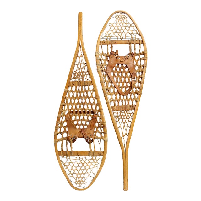 Snow Shoes Rustic Cabin "Set U" 47 X 14 X 1 For Sale