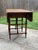 1950s Faux Bamboo Drop Leaf Coffee & Game Table For Sale - Image 5 of 10