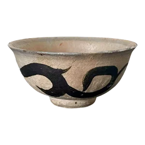 Korean Ceramic Buncheong Ware Tea Bowl Early Joseon Dynasty