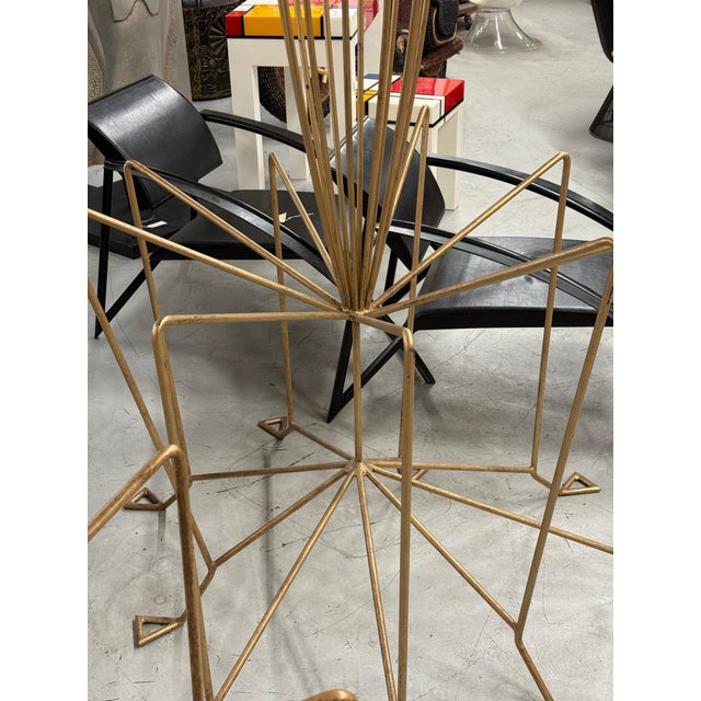Early 20th Century Monumental Brutalist Starburst Mirror 9 Foot Tall Sculptures For Sale - Image 13 of 17