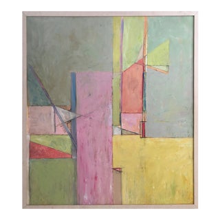 Stephen Cimini Oil On Canvas Modern Painting For Sale