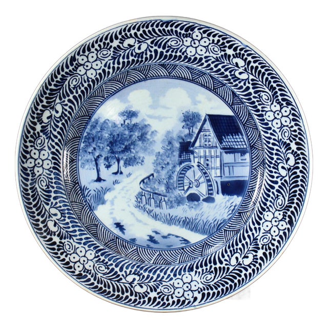 1870-1920 Franz Anton Mehlem for Bonn, Germany B & W Plate Water Mill Landscape For Sale