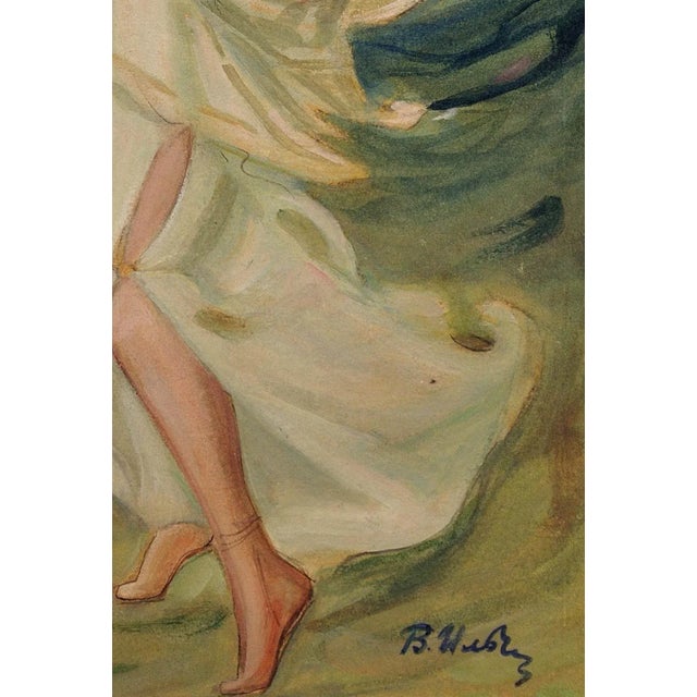 Antoine Calbet, Follower of Antoine Calbet, 1890s, Watercolor, Framed For Sale - Image 9 of 18