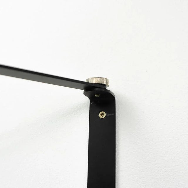 Black Model 265 Wall Lamp by Paolo Rizzatto for Arteluce, 1970s For Sale - Image 8 of 13