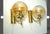 Mid-Century Modern Art Deco Style Sconces in Brass and Murano Glass, 1980s, Set of 2 For Sale - Image 10 of 12