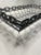 Modern Brutalist Modern Rectangular Metal Basket, Charcoal Gray For Sale - Image 3 of 12