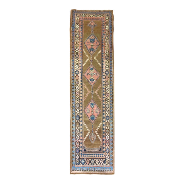 Early 20th Century Zabihi Collection Persian Bakshaish Serab Tribal Runner - 3'6" x 11'9" For Sale