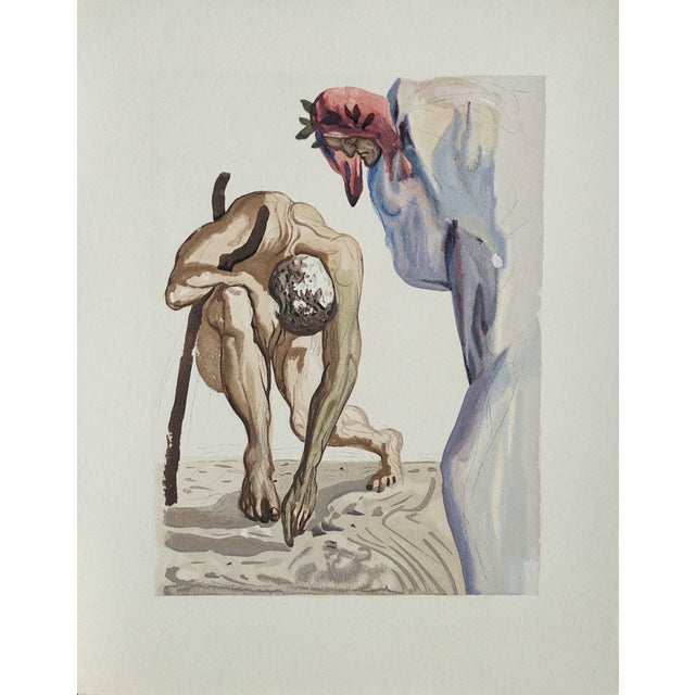 Salvador Dali, Les princes de la vallée fleurie, Etching For Sale