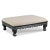 Woodbridge Furniture Celerie Kemble for Woodbridge Cintra Ottoman in Amsterdam Black For Sale - Image 4 of 4