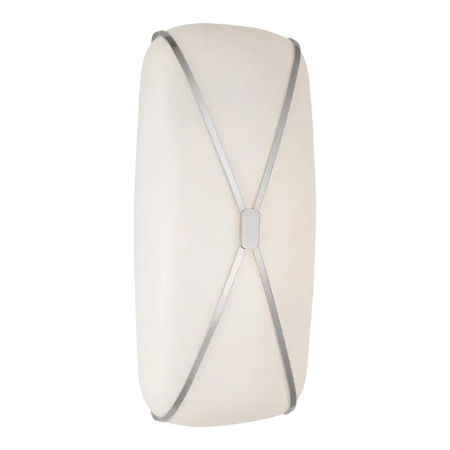 Champalimaud for Visual Comfort Signature Fondant 18" Linear Bath Sconce in Polished Nickel For Sale