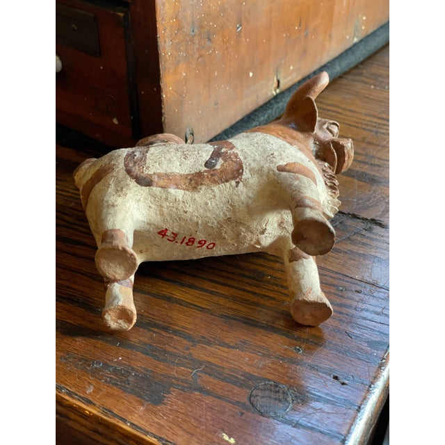 Ceramic Antique Peruvian TORITA DE PUCARA Incan Ritual Vessel- Museum Deaccession For Sale - Image 7 of 7