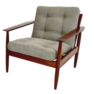 Mid-Century Easy Lounge Chair, Denmark, 1960s For Sale