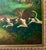 Late 20th Century Late 20th Century Fox Hunt Oil Painting Large Original Signed Equestrian Art Vintage Decor For Sale - Image 5 of 6