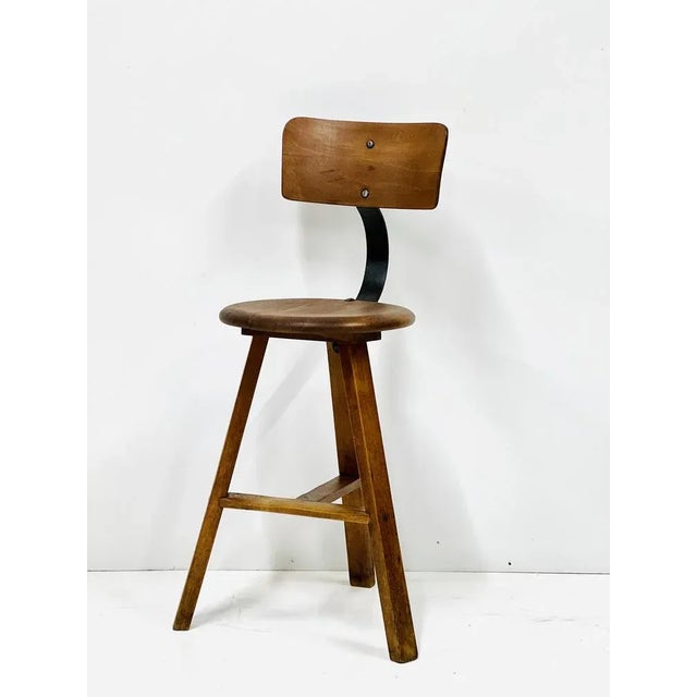 Vintage Industrial Chair, 1950s For Sale - Image 9 of 13