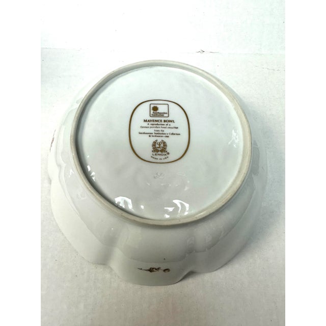 1990s 1990s Lenox Mayence Bowl Smithsonian Collection Bowl For Sale - Image 5 of 8