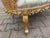 1960 French Louis XVI Gold Beech Damask Settee 1pc For Sale - Image 11 of 13