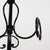 Black Wrought Iron Floor Coat Rack with Scrolls For Sale - Image 3 of 9