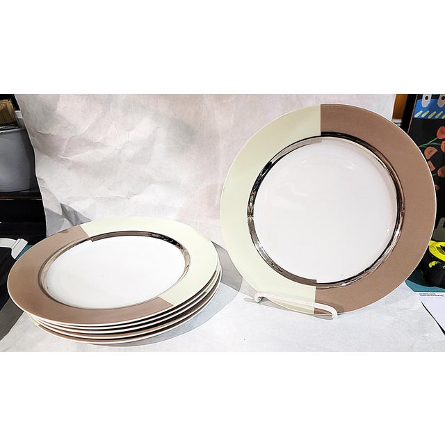 Mid-Century Modern 1990s Bernardaud Fusion Dinner Service Set for 6 For Sale - Image 3 of 18