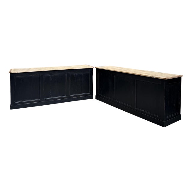 Early 20th Century Counters in Fir, Set of 2 For Sale