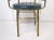 Italian Brass Chiavari Styled Arm Chair For Sale - Image 10 of 12