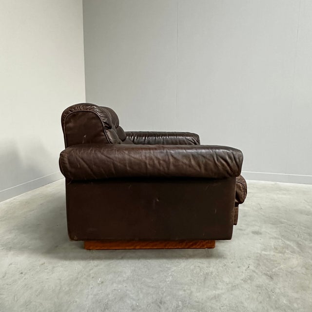 1970s Vintage DS-P Chair in Leather by Robert Haussmann for de Sede, 1970s For Sale - Image 5 of 9