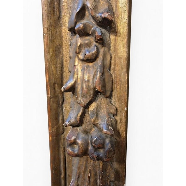 Italian Baroque Wall Mirror in Gilt Wood, Mid-19th Century For Sale - Image 10 of 15