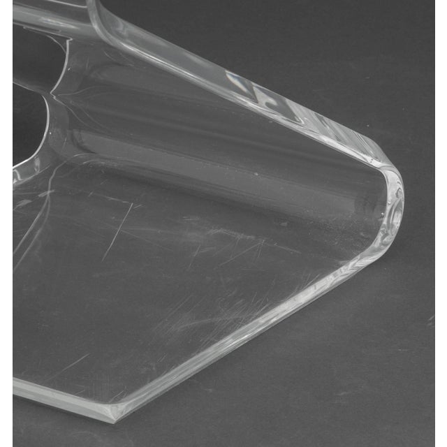 Modern Clear Acrylic "Z" Dining Chairs, 8 For Sale - Image 13 of 14