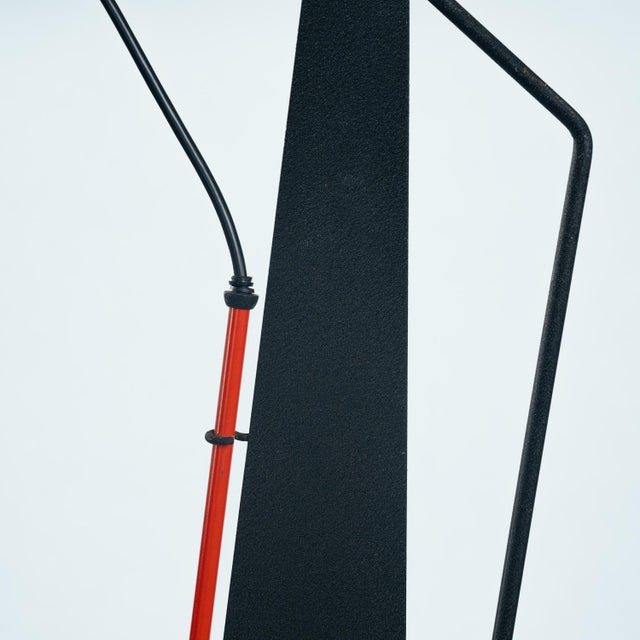 Metal Postmodern Sculptural Kite Uplighter Floor Lamp, 1980s For Sale - Image 7 of 16