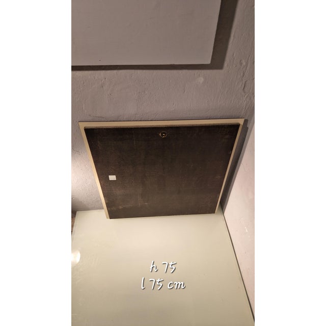 Mid-Century Modern Square Mirror with Turned Spheres from Rima Desio, 1990s For Sale - Image 3 of 11