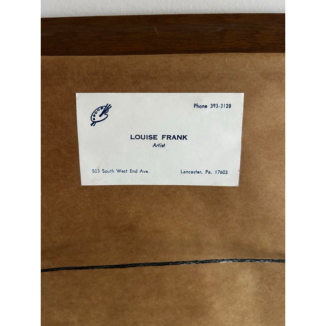 Vintage Lancaster County Pa Farm Scene Snowy Landscape Oil Painting For Sale In Philadelphia - Image 6 of 7