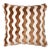Schumacher X Miles Redd The Wave 22" Pillow in Camel For Sale