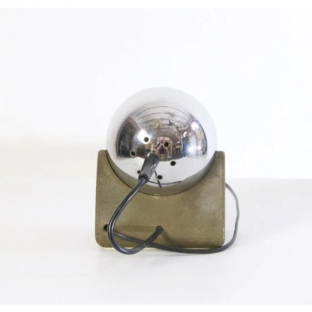 Mid-Century Magnetic Eyeball Table Lamp, 1970s For Sale - Image 6 of 7
