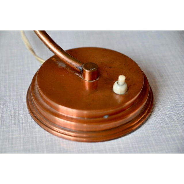 Bohemian Bedside Lamp in Frosted Pink Glass For Sale - Image 9 of 10