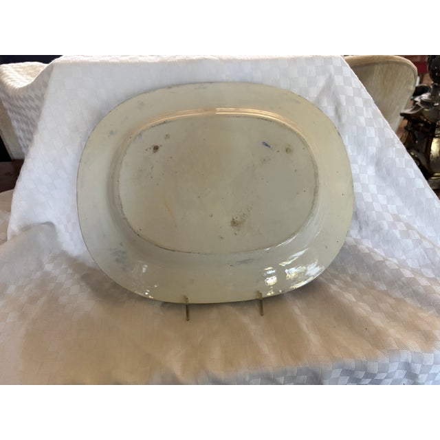 19th Century English Transferware Platter For Sale - Image 14 of 14
