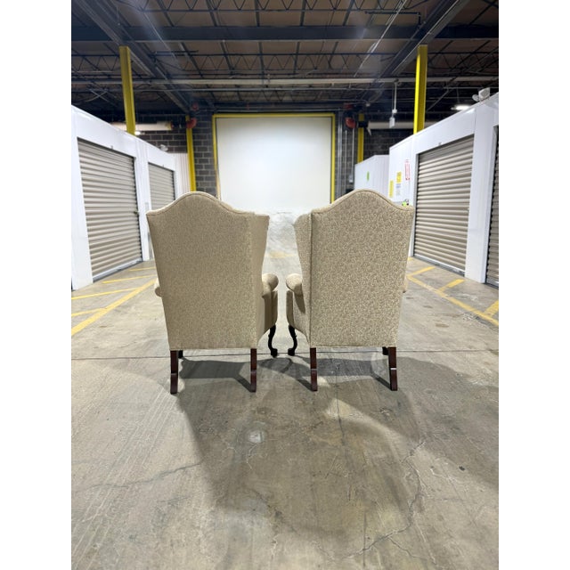 Pair of Pennsylvania House Wingback Chairs For Sale - Image 6 of 16