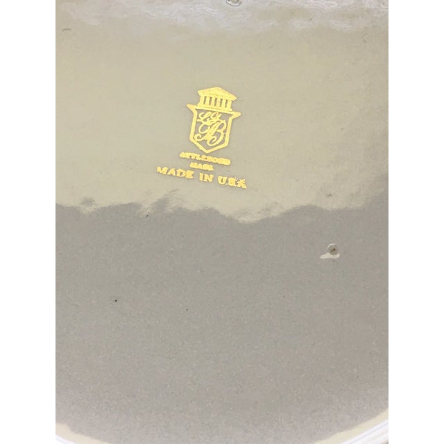 Mid 20th Century Vintage Dolphin Coat of Arms Ashtray For Sale - Image 10 of 10