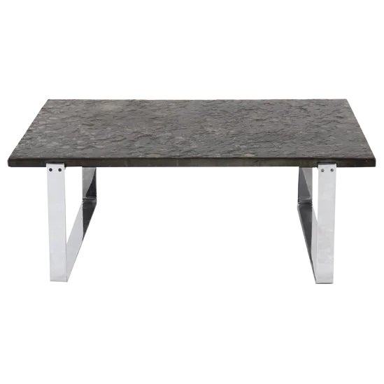 Slate Stone Coffee Table attributed to Peter Draenert for Studio Draenert 1970s For Sale