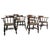 Brown English Oak and Elm Windsor Captain's Chairs, 1880, Set of 6 For Sale - Image 8 of 8