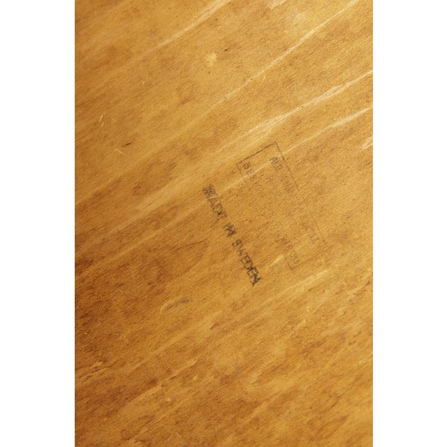 Beige Vintage Swedish Chairs in Beechwood by Carl-Ewert Ekström, 1960s, Set of 3 For Sale - Image 8 of 9