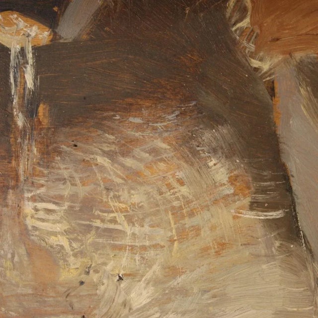 Italian Artist, Study on the Source of Giacomo Soffiantino, 1970, Oil on Board For Sale - Image 10 of 13