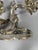 Pair of Rococo Style Silvered Bronze Candelabra, 19th Century, Louis XV Style For Sale - Image 9 of 11