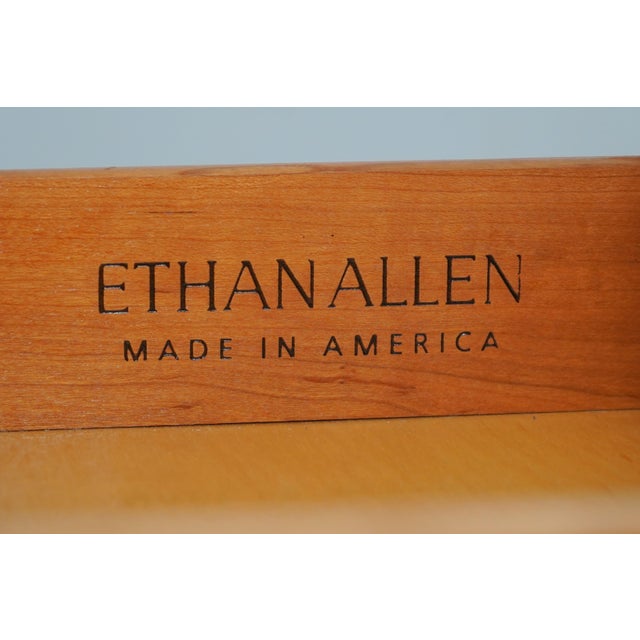 Ethan Allen Georgian Court Cherry Sofa Table For Sale - Image 16 of 18