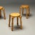 Mid-Century Modern Swedish Mid-Century Modern, Playful Stools, Birch, Sweden, 1960s For Sale - Image 3 of 12